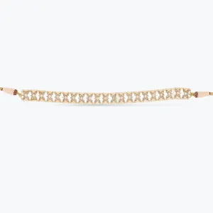 Anupa Gold Plated Silver Choker