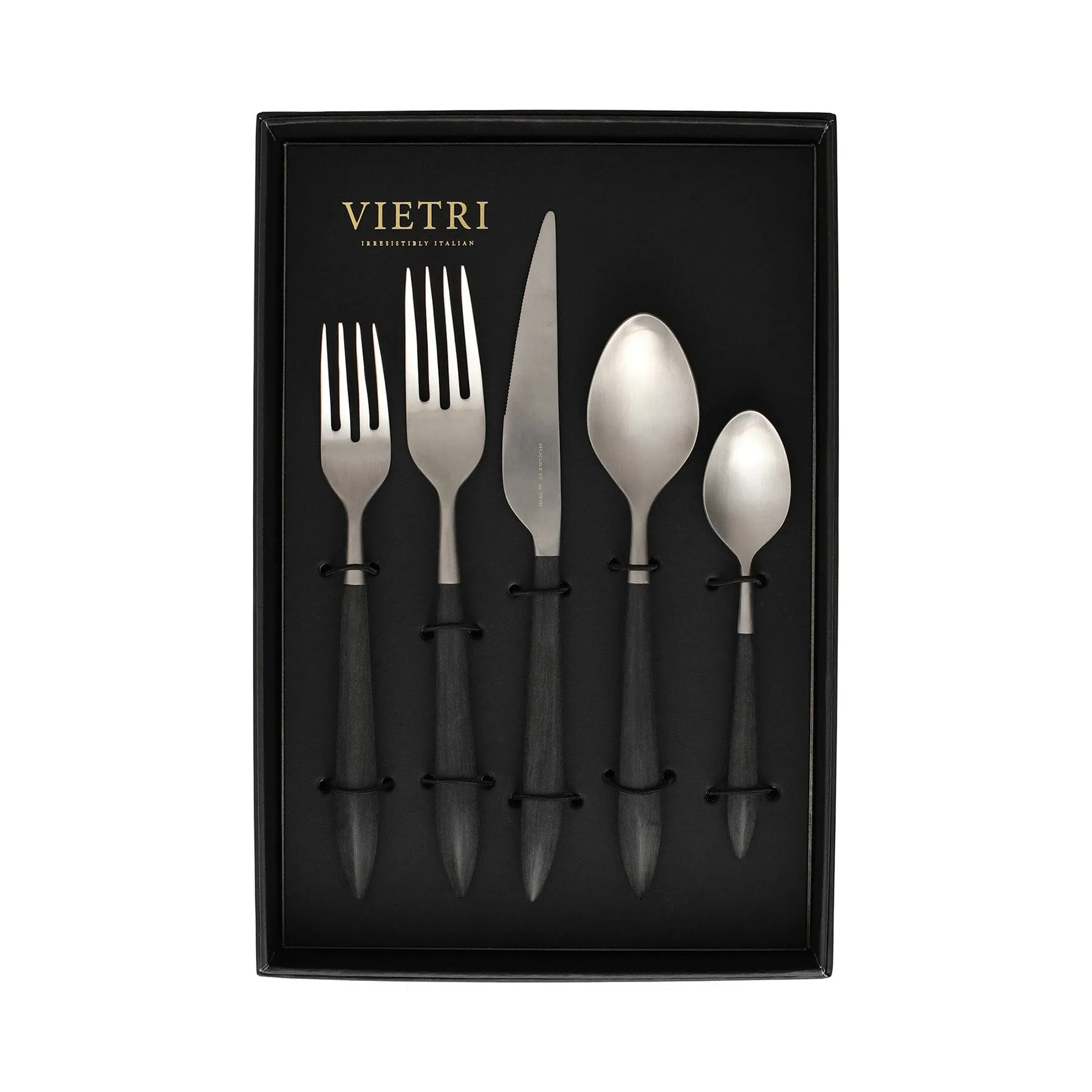 Ares Argento Five-Piece Place Setting – Set of 4