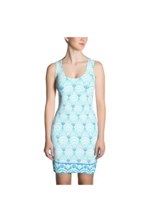 Art Deco Rising Sublimation Cut & Sew Dress