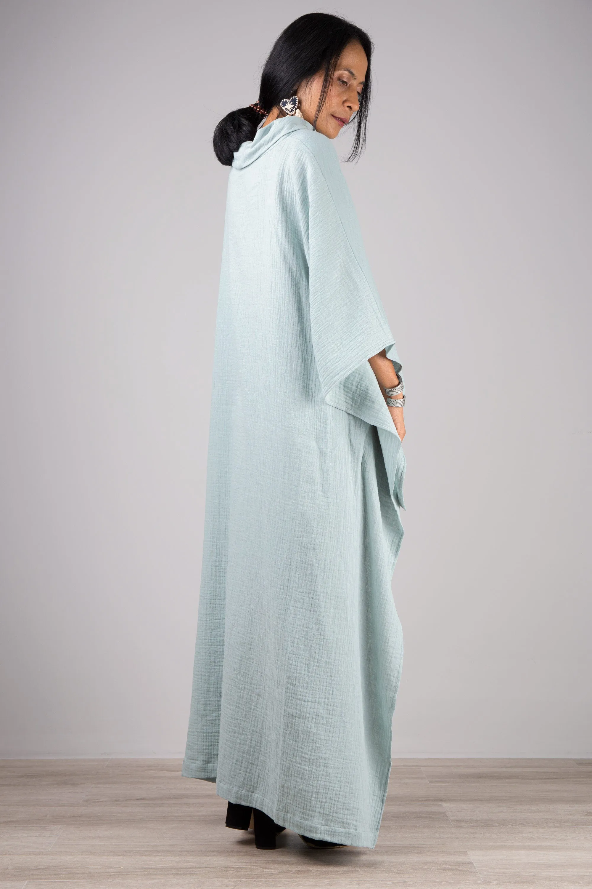 Cotton Gauze Kaftan top