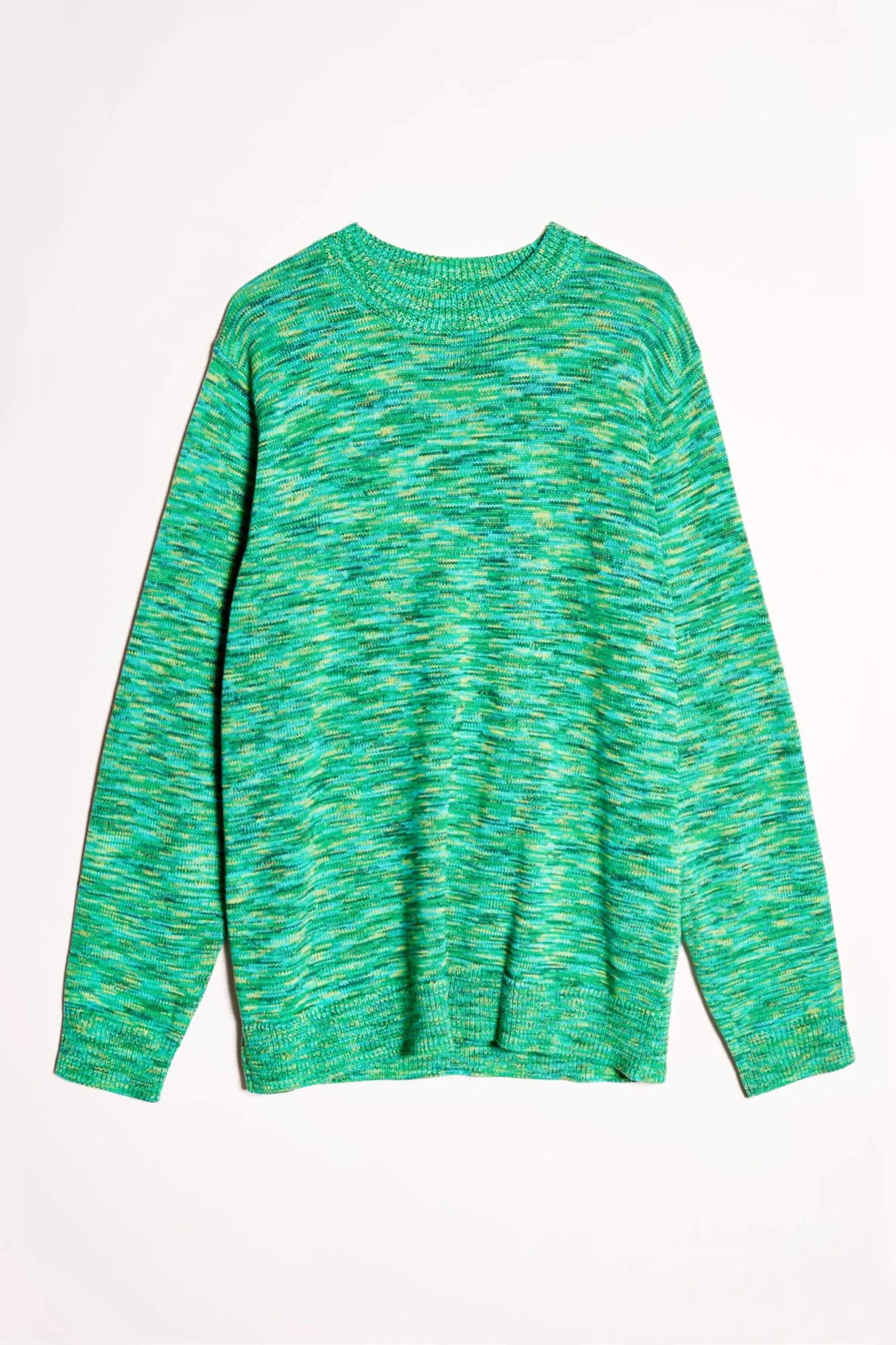 Dawn Sweater Green Space Dye