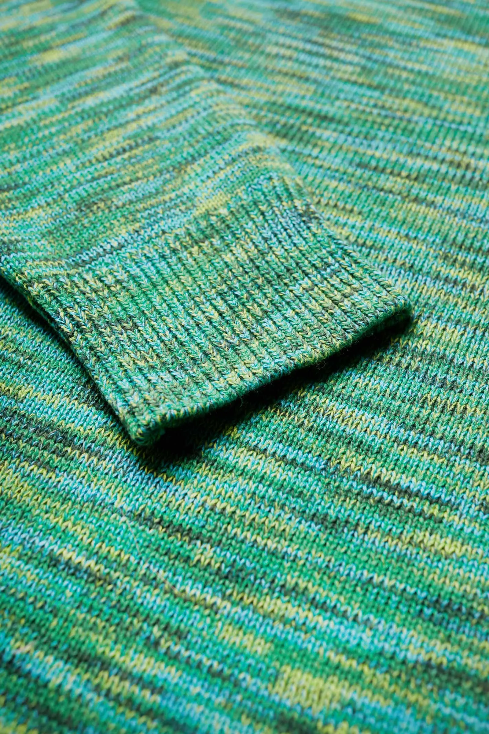 Dawn Sweater Green Space Dye