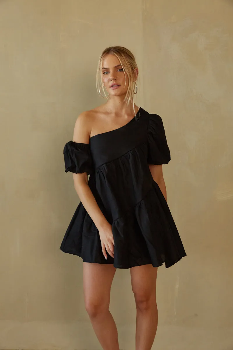 Francesca Puff Sleeve Babydoll Mini Dress