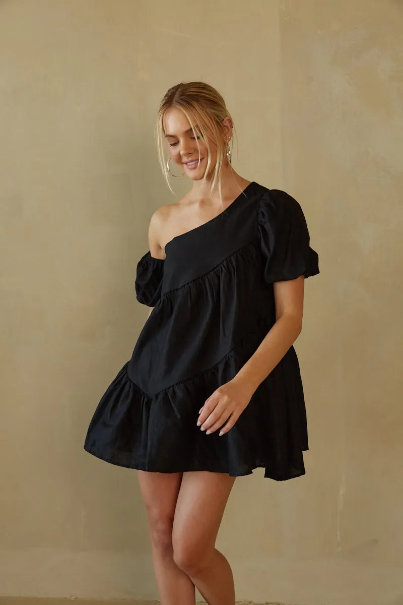 Francesca Puff Sleeve Babydoll Mini Dress