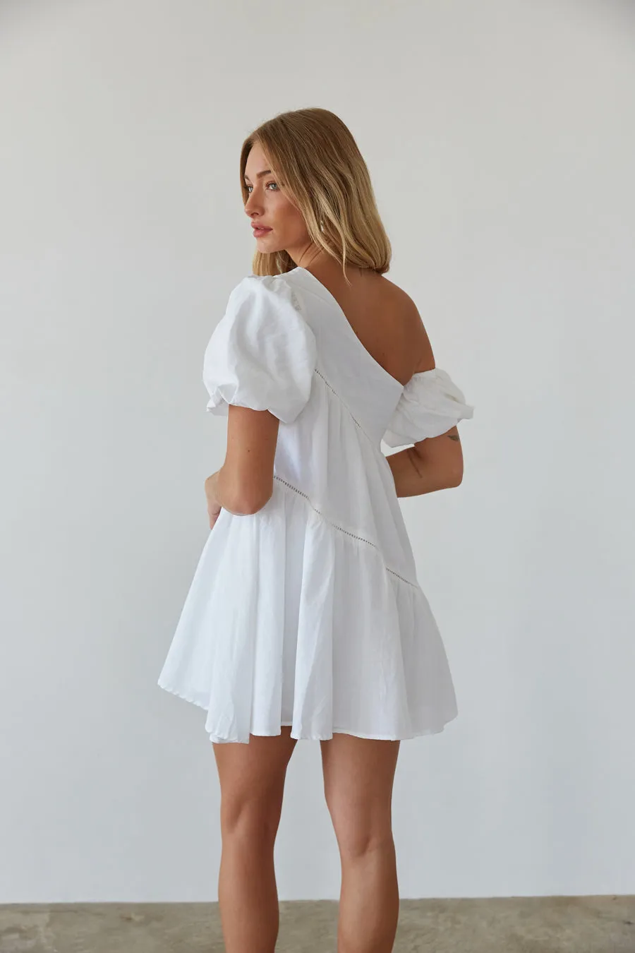 Francesca Puff Sleeve Babydoll Mini Dress