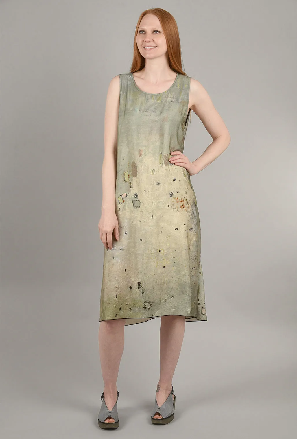 Midi Tank Dress, Sage