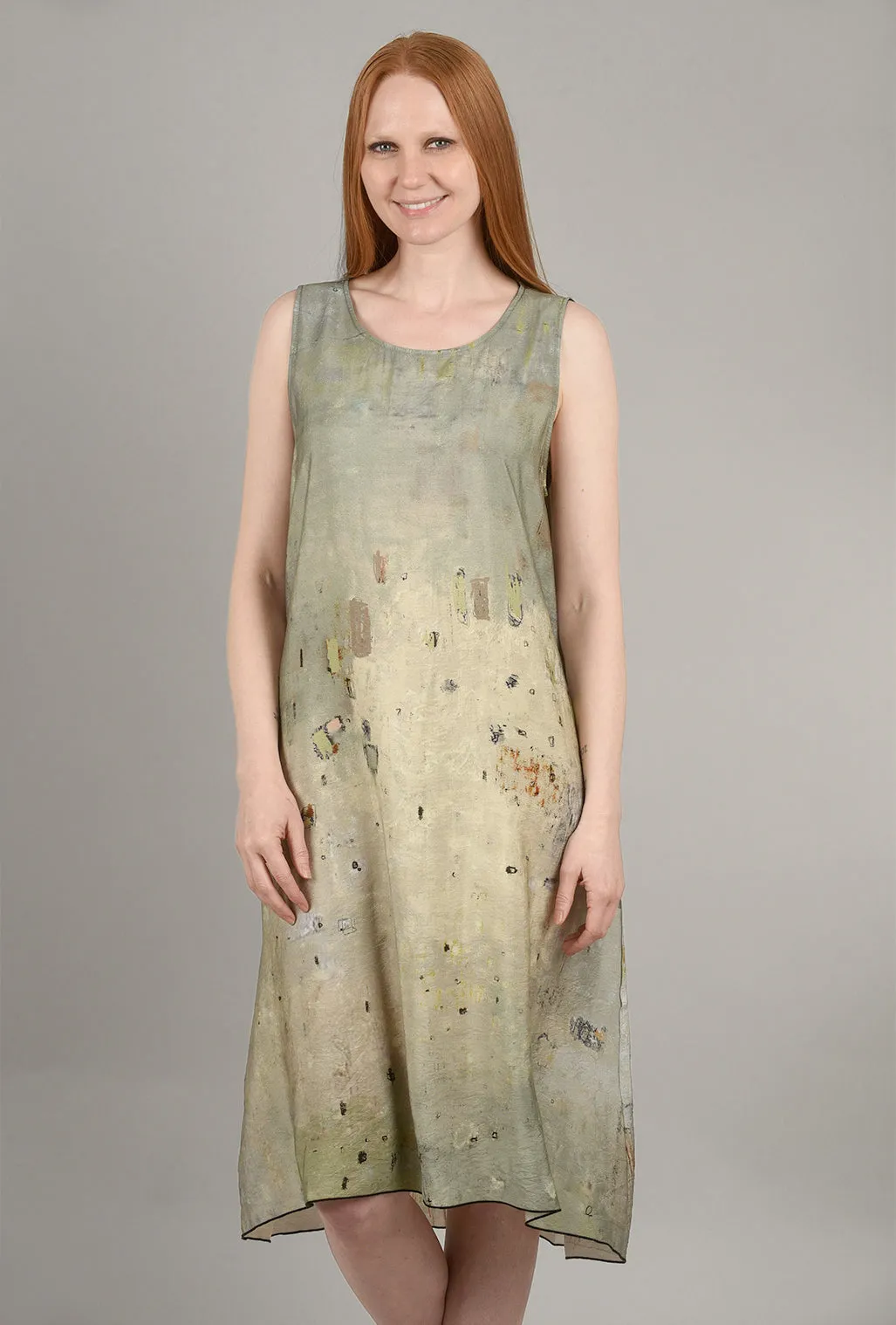 Midi Tank Dress, Sage