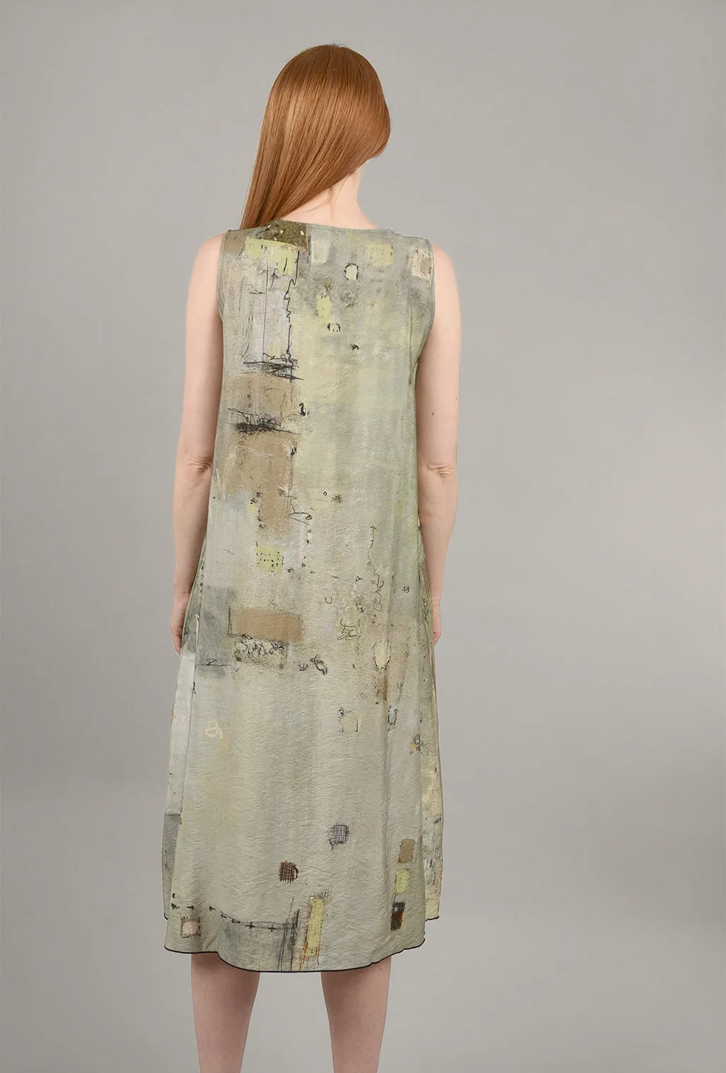 Midi Tank Dress, Sage