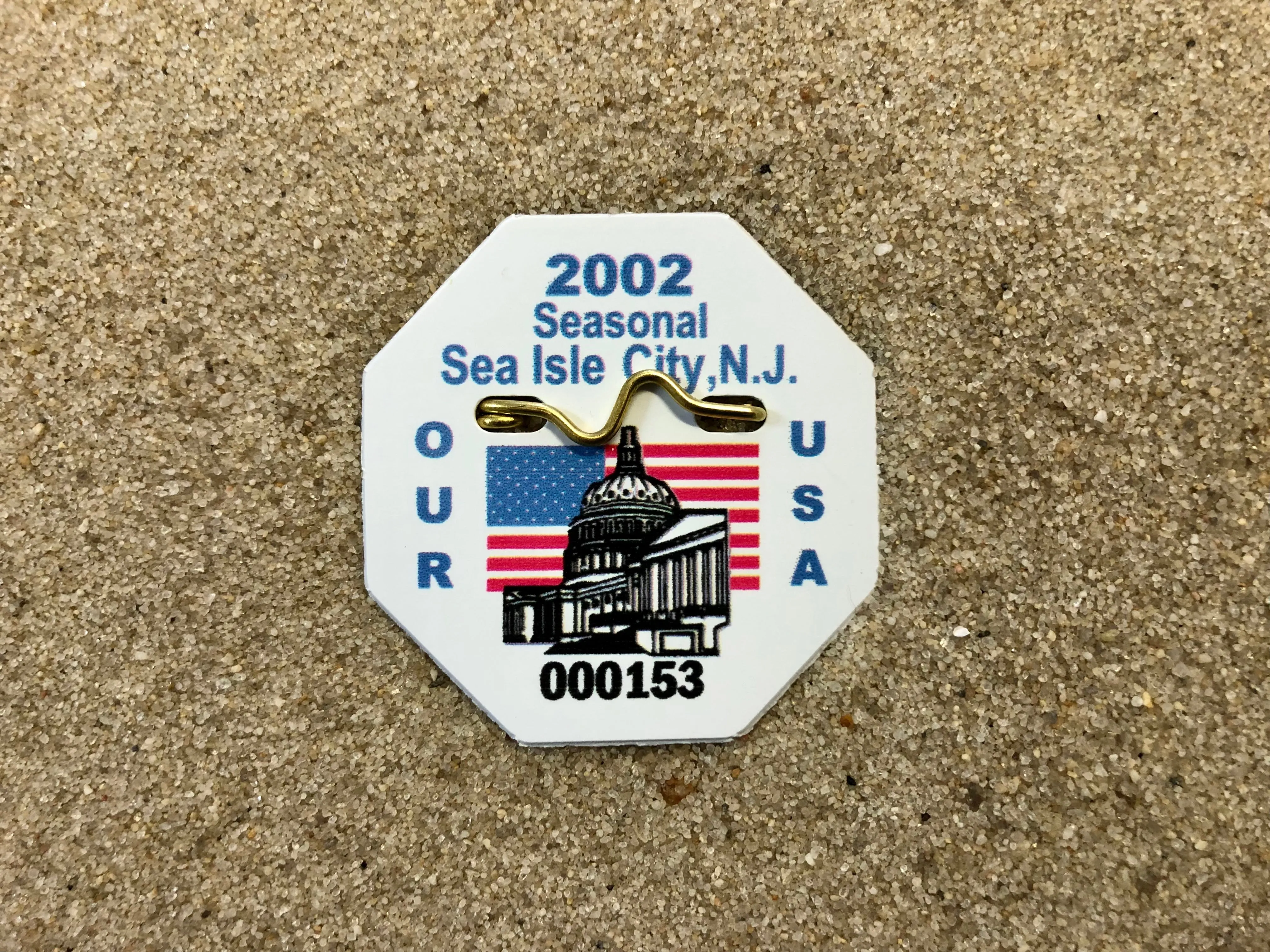 Sea Isle City 2002 Seasonal Beach Tag