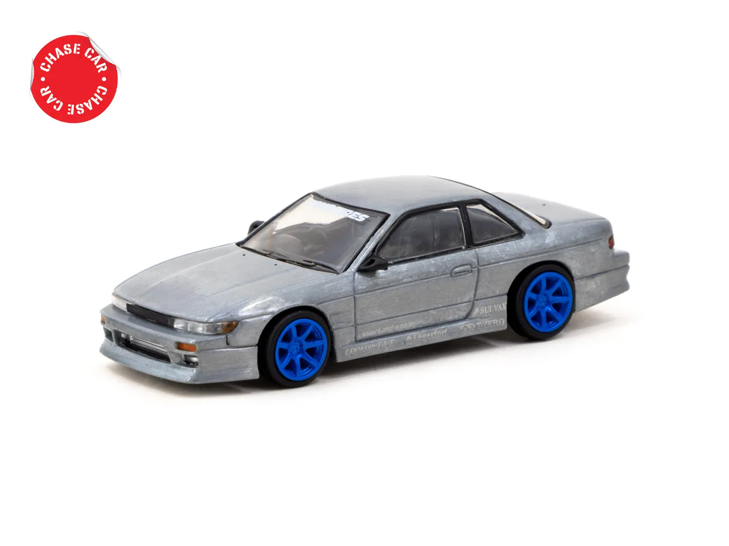 Tarmac Works 1/64 VERTEX Nissan Silvia S13 Blue Metallic TOYO TIRES - GLOBAL64